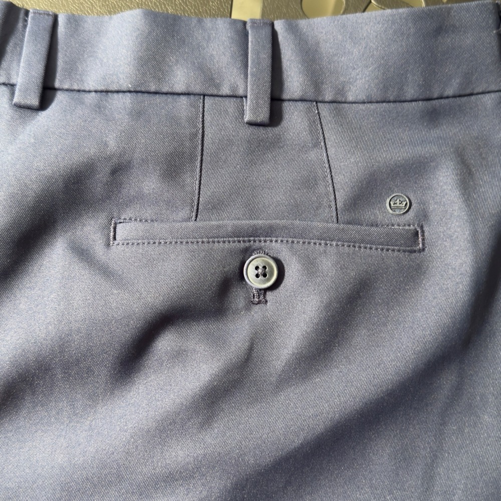Peter Millar Salem Classic Fit Shorts Mens 38 Navy Excellent Performance ME0EB82 - Picture 13 of 14